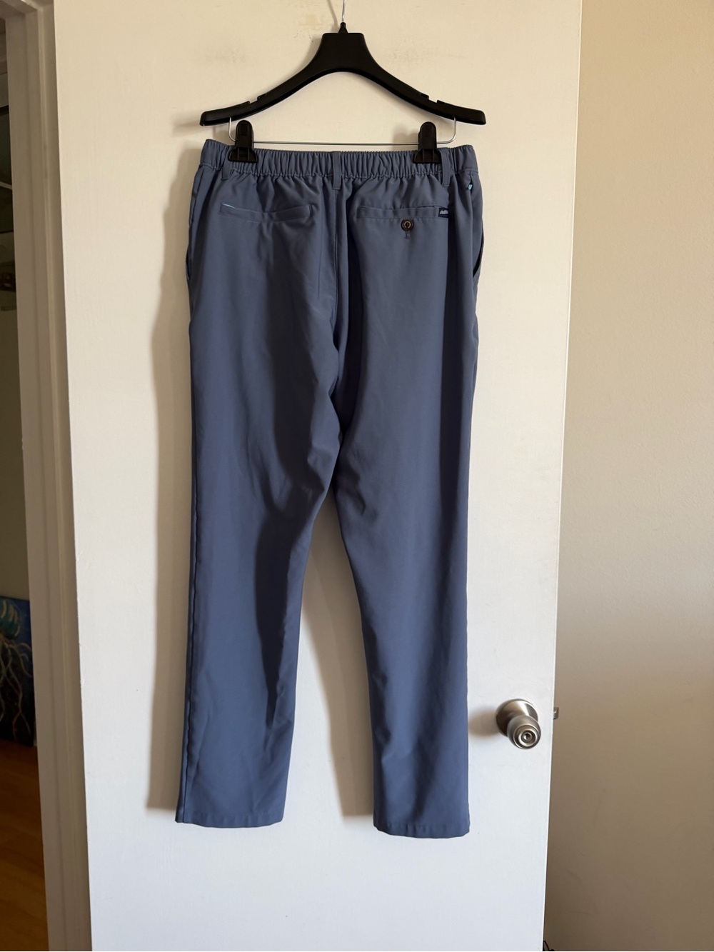 Chubbies Blue Drawstring Everywhere Performance Pants size Medium EUC - Picture 3 of 8